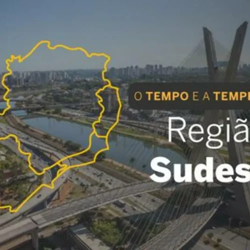 PREVISÃO DO TEMPO: segunda-feira (6) de chuvas no Sudeste